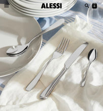 Carica l'immagine nel visualizzatore di Gallery, Set Posate Alessi Nuova Milano 24 pz