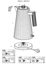 Carica l'immagine nel visualizzatore di Gallery, Bollitore Elettrico Plisse Alessi