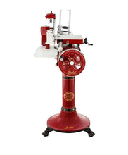 Carica l'immagine nel visualizzatore di Gallery, AFFETTATRICE BERKEL MANUALE A VOLANO B3 ROSSO CON PIEDISTALLO