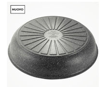 Carica l'immagine nel visualizzatore di Gallery, SET 3 PZ.,PADELLE E MANICO, GRIGIO SENZA PFAS Rivestimento Interno In Ceraforce ( Vetro) Con Manico Removibile