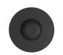 Carica l'immagine nel visualizzatore di Gallery, 4 PiattI Pasta Manufacture Rock Neri 28×28x5cm