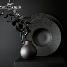 Carica l'immagine nel visualizzatore di Gallery, 4 PiattI Pasta Manufacture Rock Neri 28×28x5cm