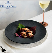 Carica l'immagine nel visualizzatore di Gallery, 4 PiattI Pasta Manufacture Rock Neri 28×28x5cm