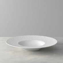 Carica l'immagine nel visualizzatore di Gallery, 6 PiattI Pasta Manufacture Rock blanc 28×28x5cm