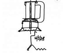 Carica l'immagine nel visualizzatore di Gallery, Caffettiera Tz 1 espresso in acciaio Alessi