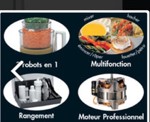 Carica l'immagine nel visualizzatore di Gallery, Robot Mufunzionale Compact 3200 XL colore Bianco Con 2 Dischi Optional in Regalo