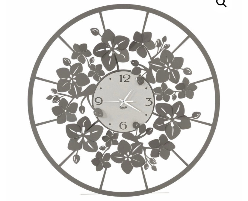 Orologio da parete floreale Fior di Loto