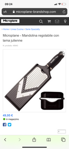 Mandolina regolabile con lama julienne- Microplane